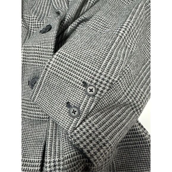 Old Navy Women’s Double-Breasted Textured Houndstooth Plaid Blazer Sz XL - Picture 14 of 15